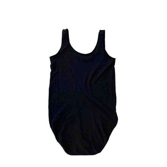 SKIMS Black Fits Everyday Sleeveless Square Neck Stretchy Brief Bodysuit Size L - Picture 10 of 10